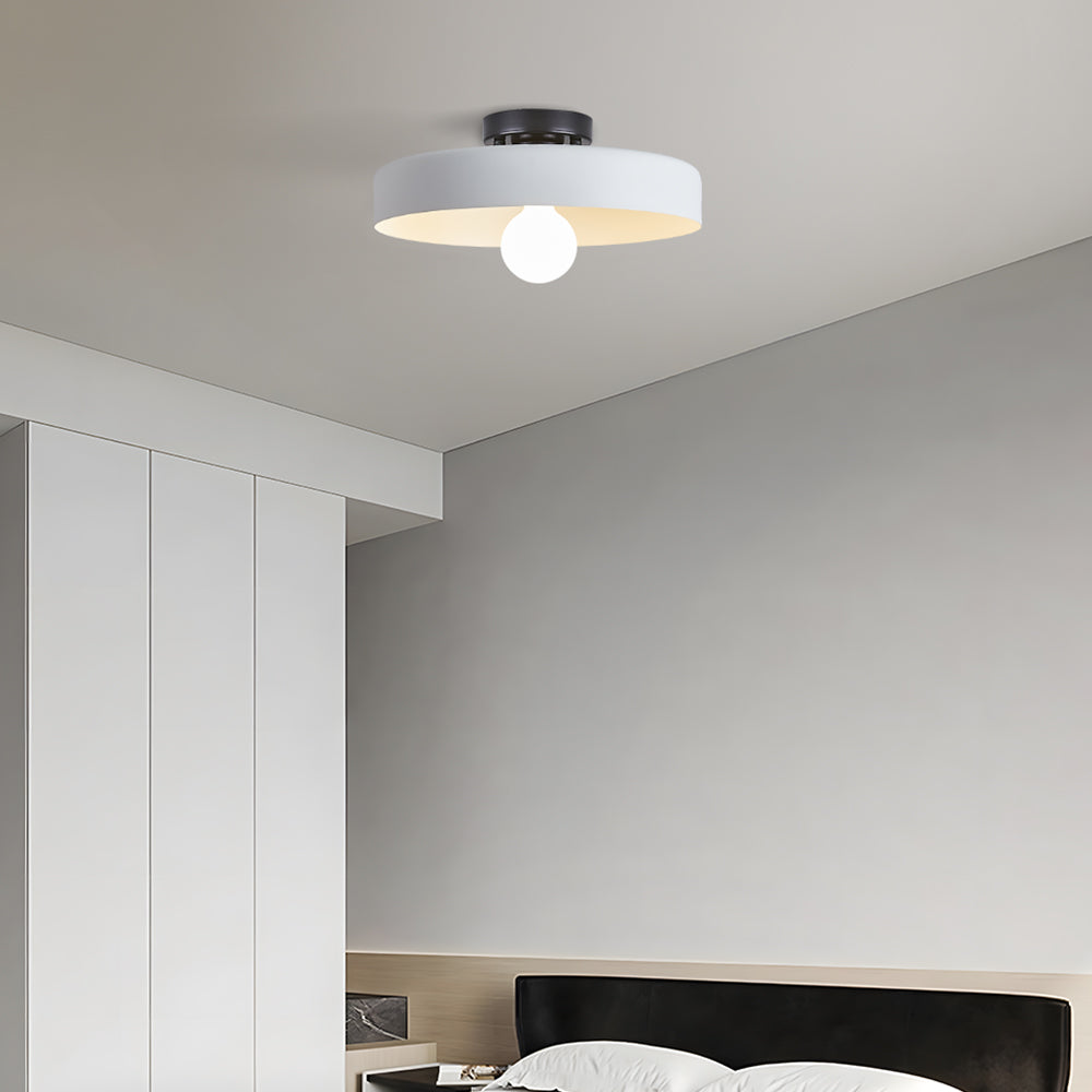 Modern Art Decor Iron Round LED Flush Mount Ceiling Lights