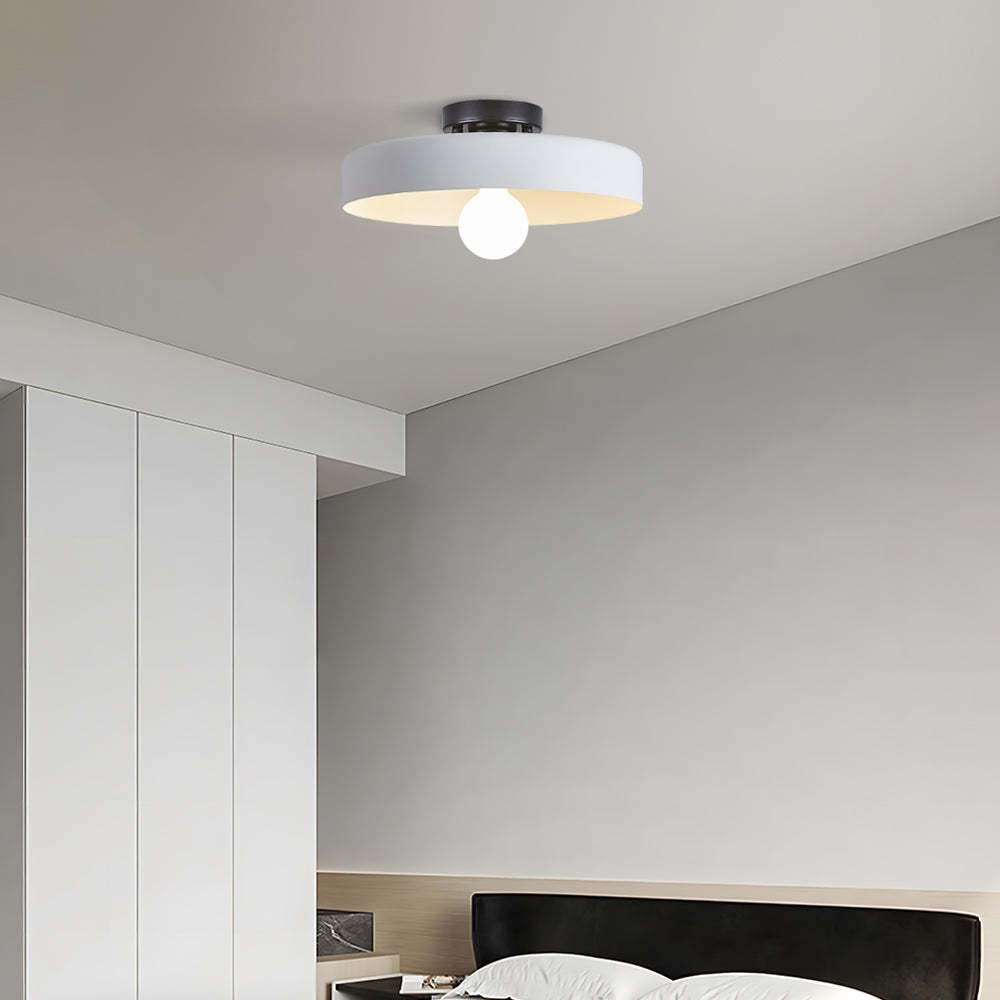 Modern Art Decor Iron Round LED Flush Mount Ceiling Lights
