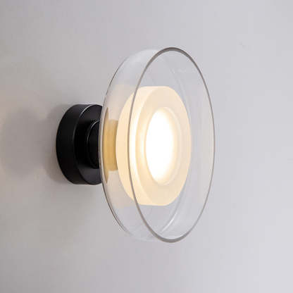 Nordic Minimalist Glass Round LED Hallway Wall Sconce