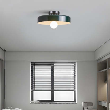 Modern Art Decor Iron Round LED Flush Mount Ceiling Lights