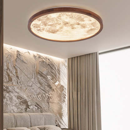 Lampsmodern LED Ceiling Lights Walnut Antique Ceiling Lights For Bedroom