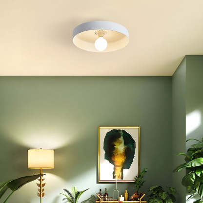 Modern Art Decor Iron Round LED Flush Mount Ceiling Lights