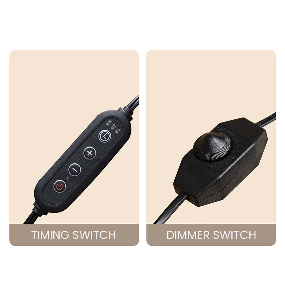 Contemporary Nordic Brown Glass Bedroom Table Lamp