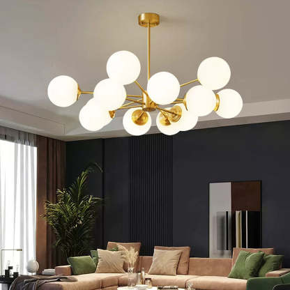 Modern Gold Luxury Brass Chandelier Light For Bedroom