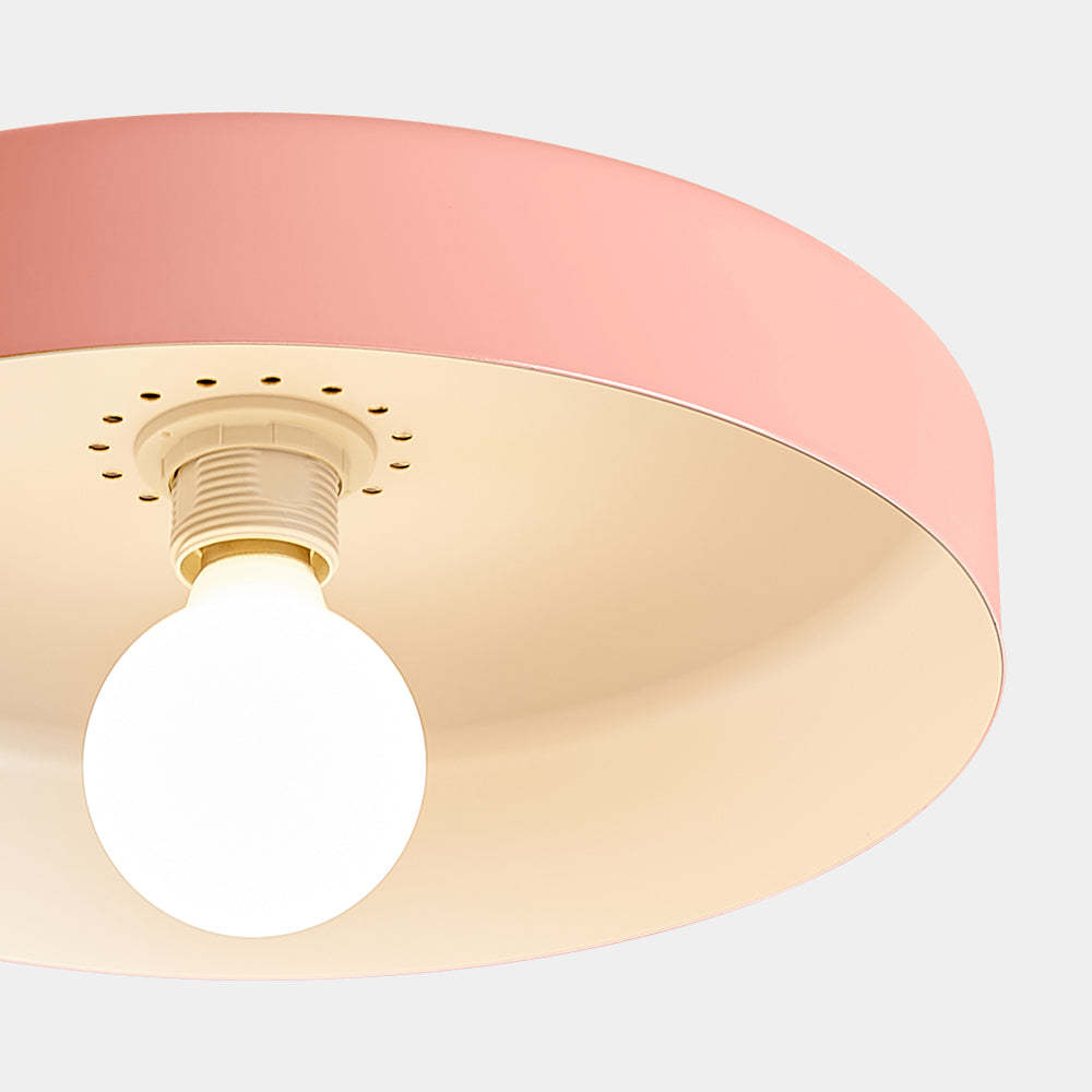 Modern Art Decor Iron Round LED Flush Mount Ceiling Lights