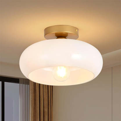 Modern Minimalist Glass Living Room Ceiling Light