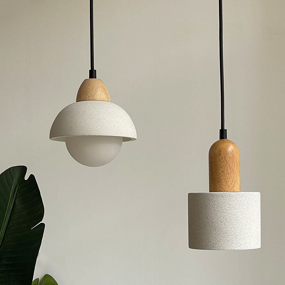 Modern Stone Simple White Pendant Lighting