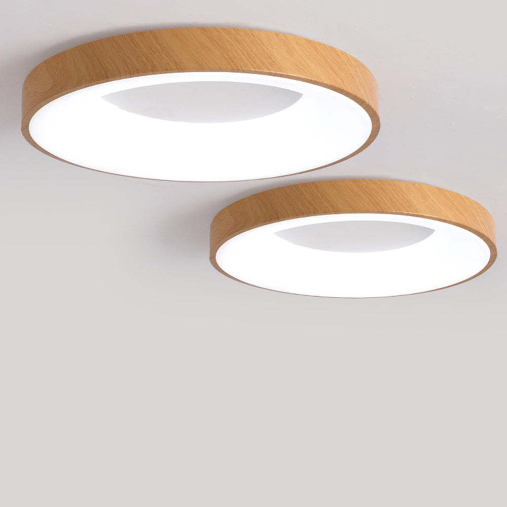 Modern Wood Bedroom LED Ceiling Lights