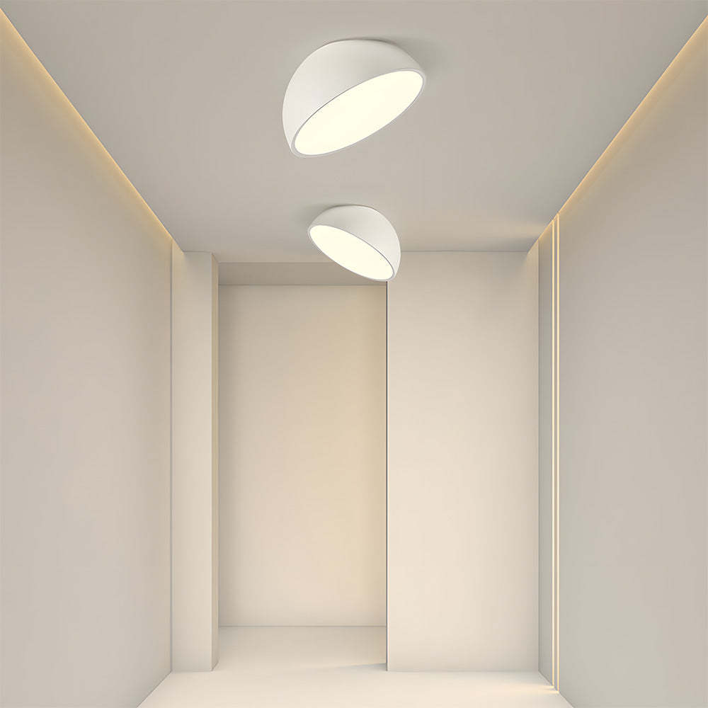 Nordic Minimalist Round Iron LED Ceiling Light for Living Room