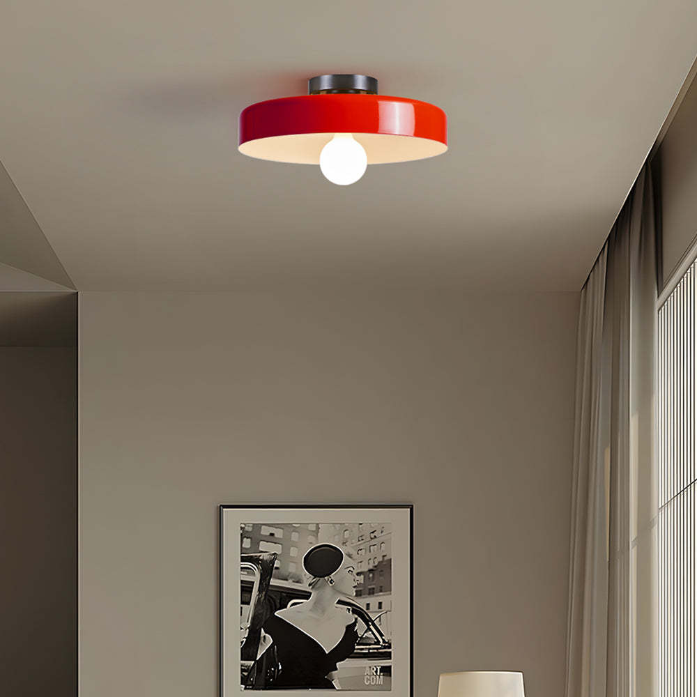 Modern Art Decor Iron Round LED Flush Mount Ceiling Lights