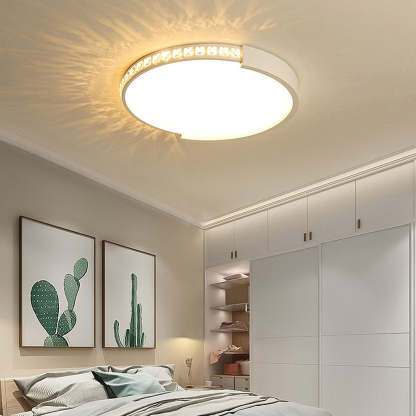 Modern Metal Round LED Ceiling Lights For Bedroom