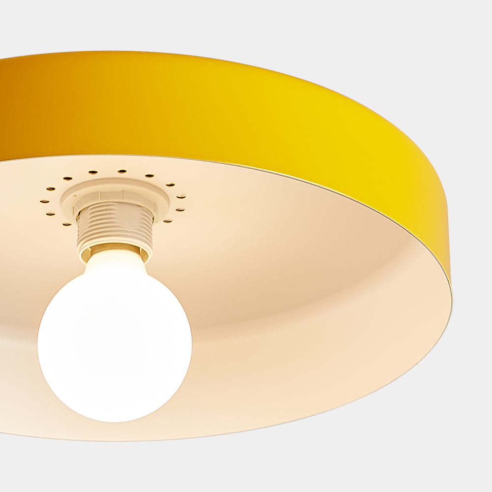 Modern Art Decor Iron Round LED Flush Mount Ceiling Lights