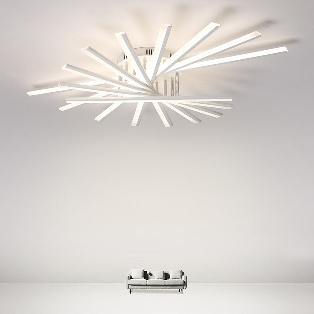 Nordic Minimalist Iron LED Ceiling Lighting