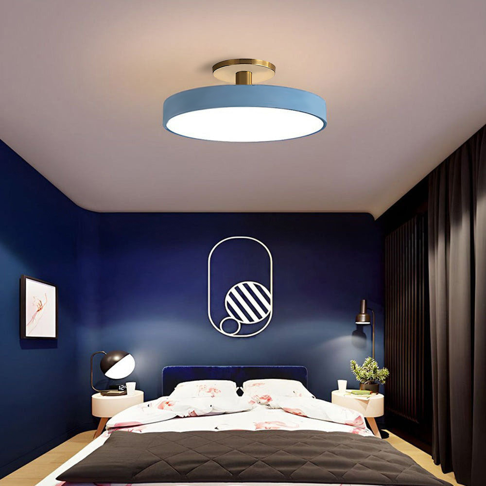 Modern Colored LED Round Ceiling Light