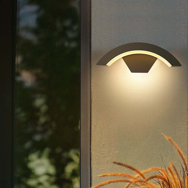 Modern Black Outdoor Wall Lights for Garden