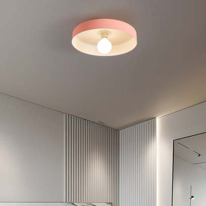 Modern Art Decor Iron Round LED Flush Mount Ceiling Lights