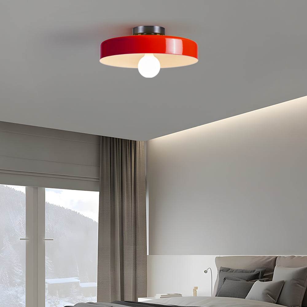 Modern Art Decor Iron Round LED Flush Mount Ceiling Lights