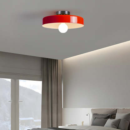 Modern Art Decor Iron Round LED Flush Mount Ceiling Lights
