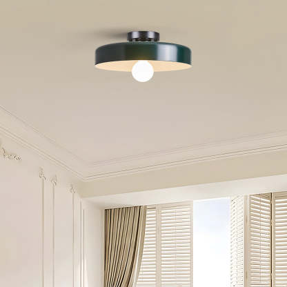 Modern Art Decor Iron Round LED Flush Mount Ceiling Lights