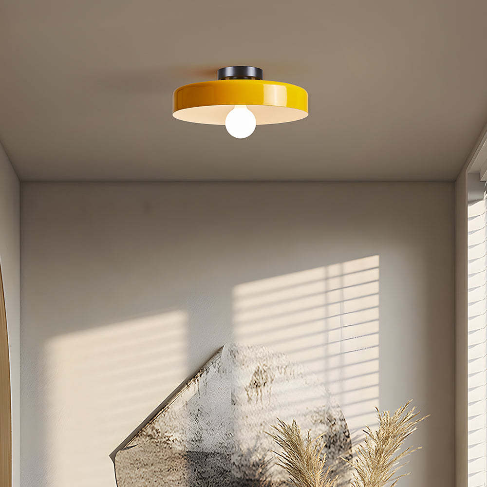 Modern Art Decor Iron Round LED Flush Mount Ceiling Lights