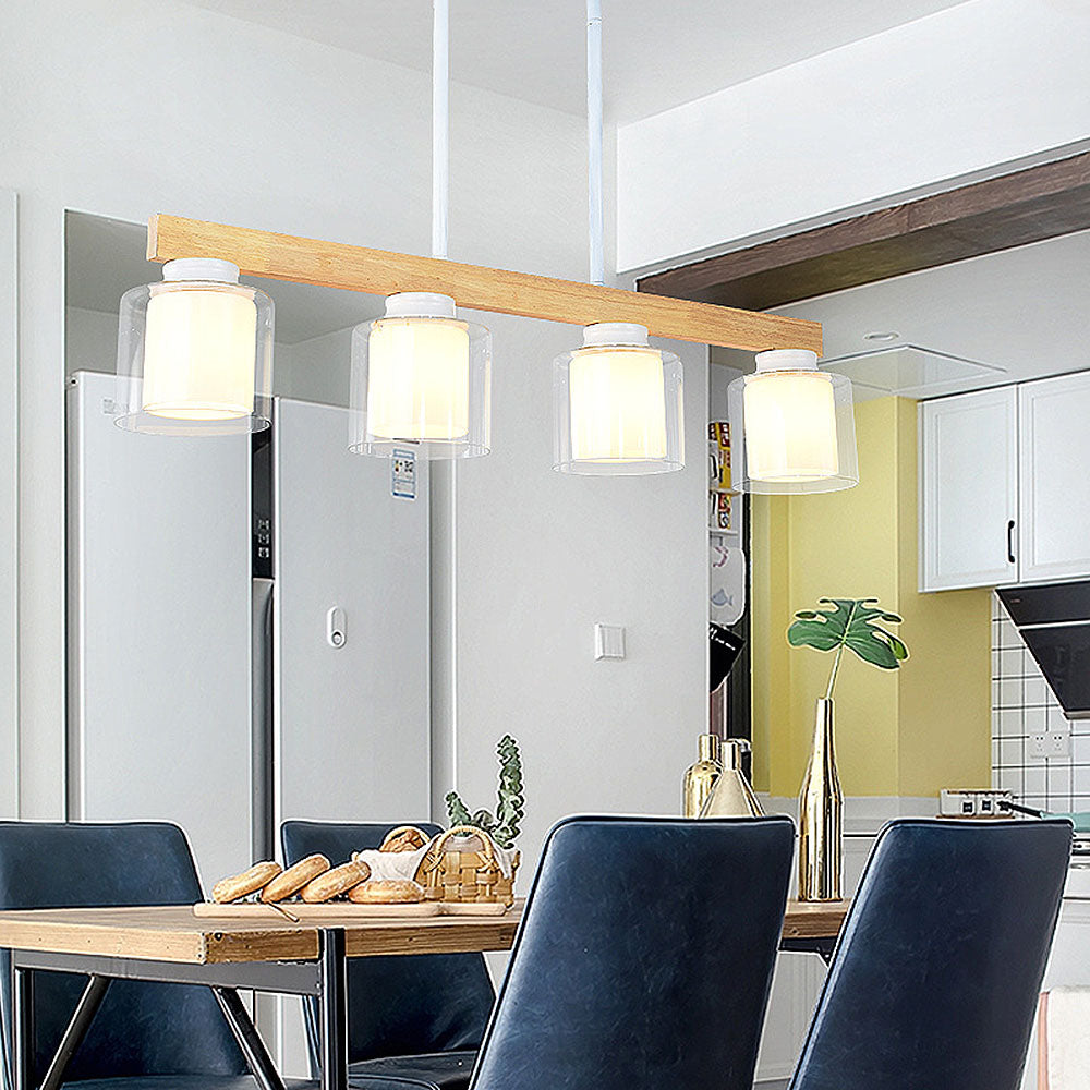 Modern Wood Bar pendant light For Kitchen Island