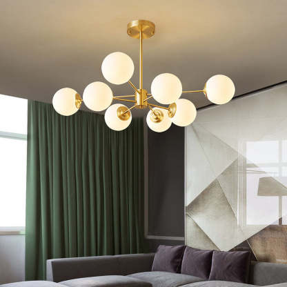 Modern Gold Luxury Brass Chandelier Light For Bedroom