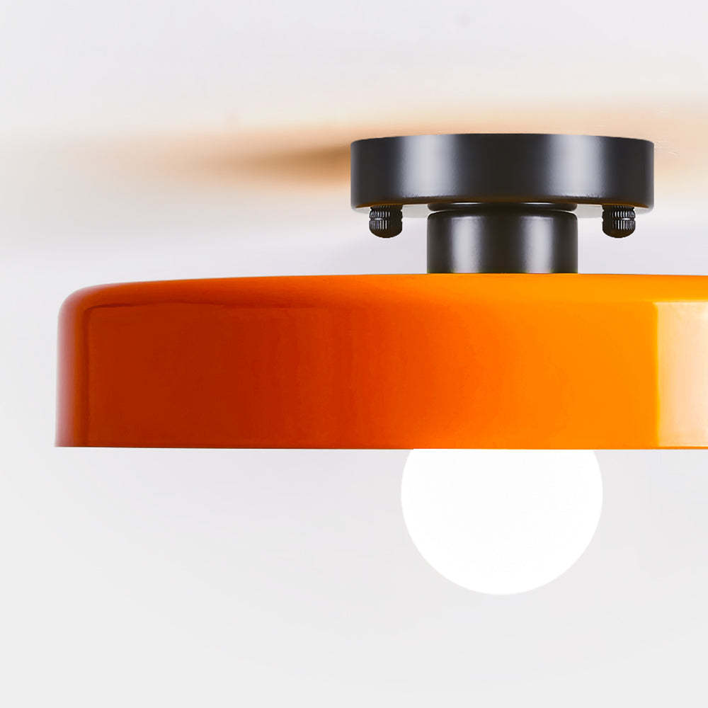 Modern Art Decor Iron Round LED Flush Mount Ceiling Lights