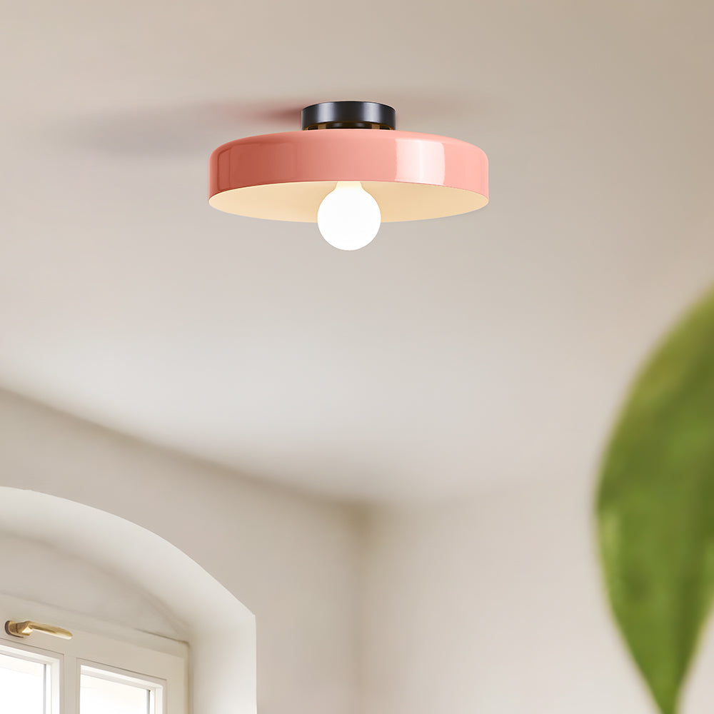 Modern Art Decor Iron Round LED Flush Mount Ceiling Lights