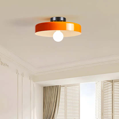 Modern Art Decor Iron Round LED Flush Mount Ceiling Lights