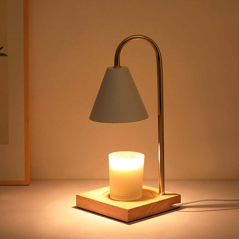 Wood Simple Iron Bedroom Mini Candle Warmer Light