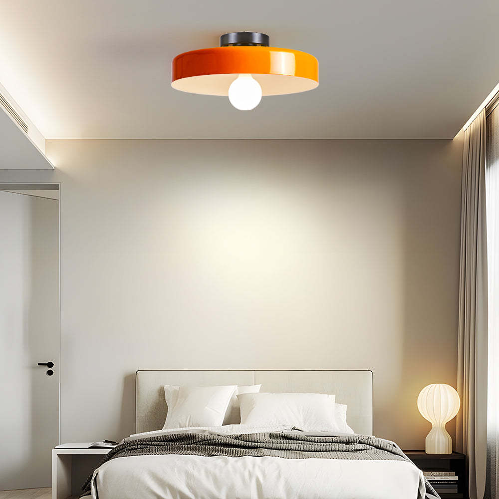 Modern Art Decor Iron Round LED Flush Mount Ceiling Lights