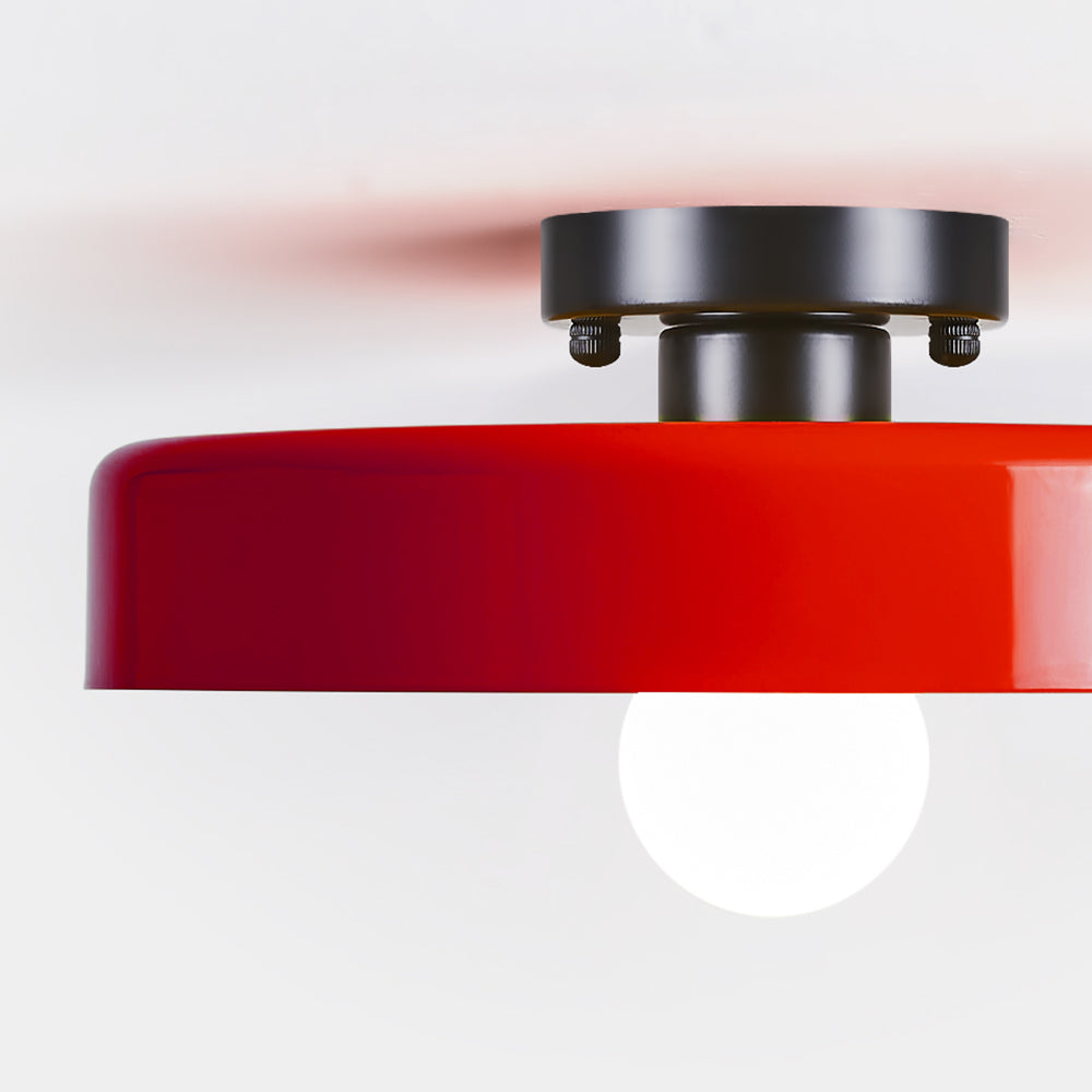 Modern Art Decor Iron Round LED Flush Mount Ceiling Lights