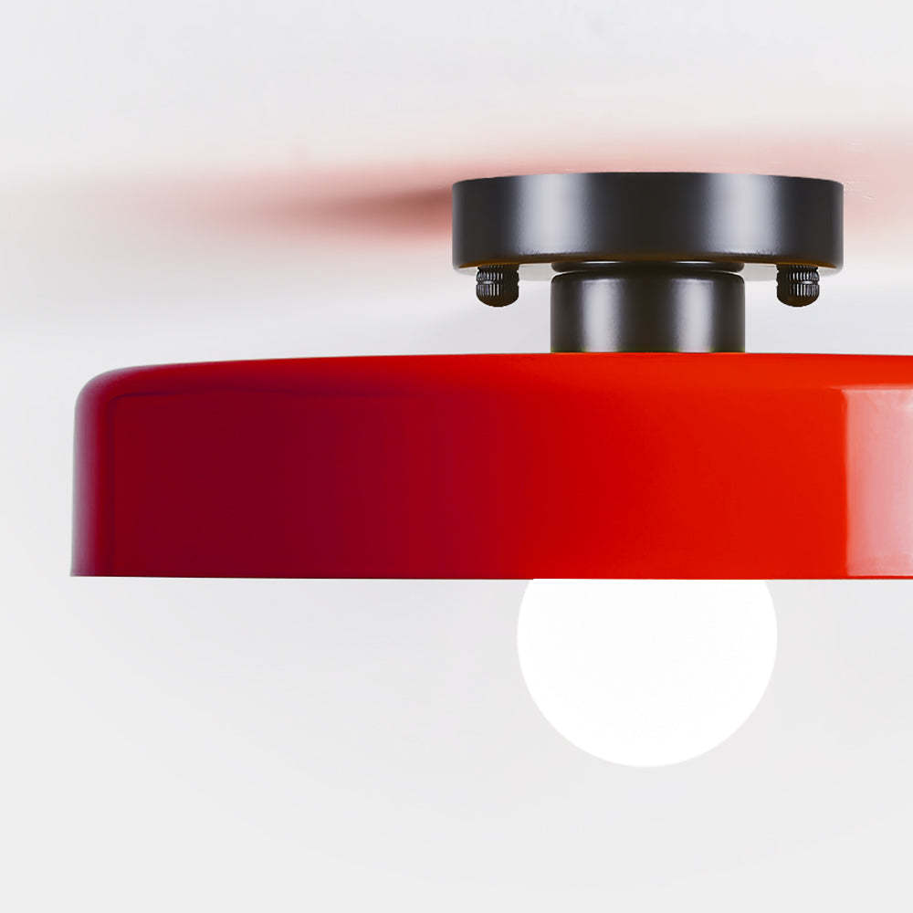 Modern Art Decor Iron Round LED Flush Mount Ceiling Lights