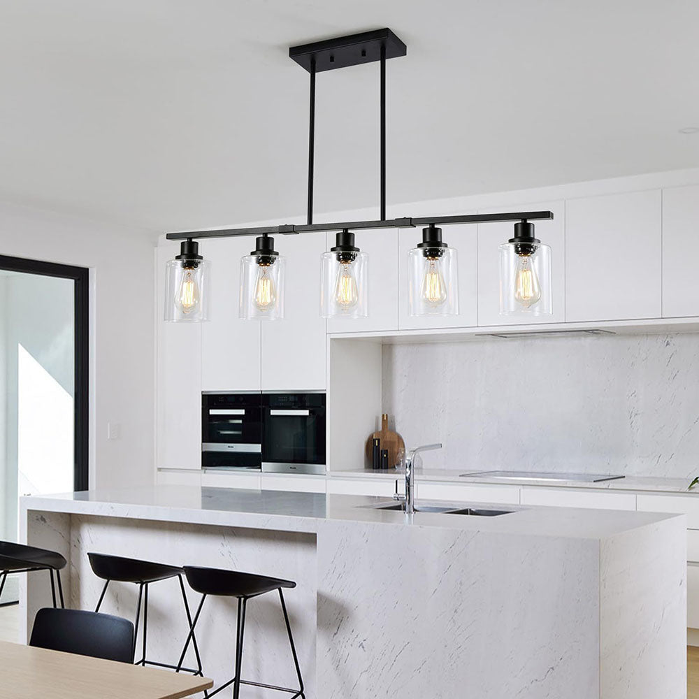 Industrial Black Ceiling Lights For Kitchen Island