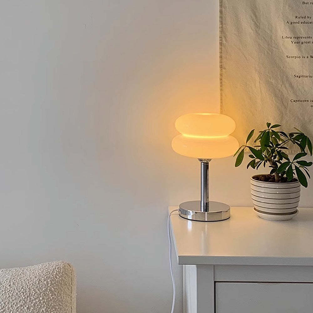 Morandi Glass Simple Living Room Mini Table Lamp