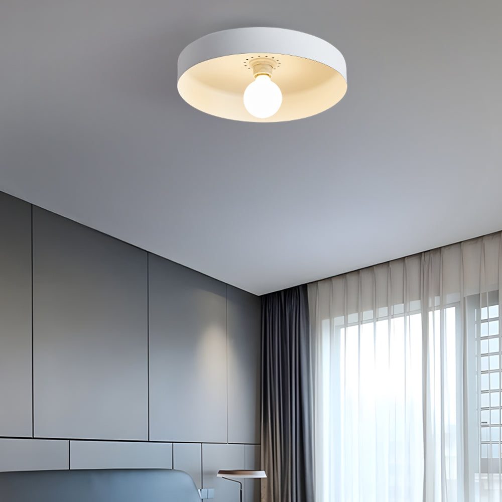 Modern Art Decor Iron Round LED Flush Mount Ceiling Lights