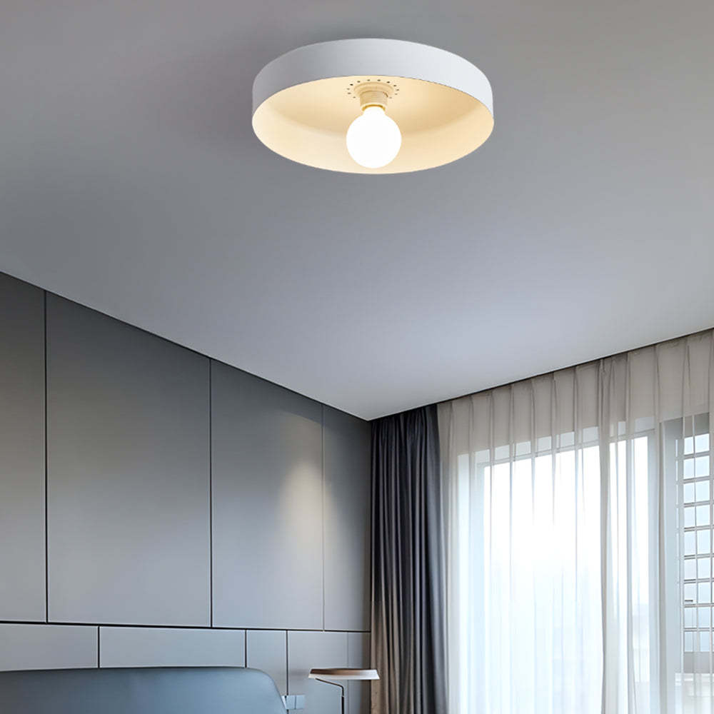 Modern Art Decor Iron Round LED Flush Mount Ceiling Lights