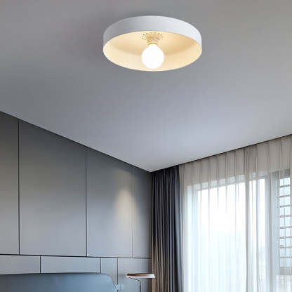 Modern Art Decor Iron Round LED Flush Mount Ceiling Lights