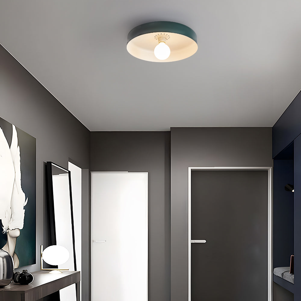 Modern Art Decor Iron Round LED Flush Mount Ceiling Lights