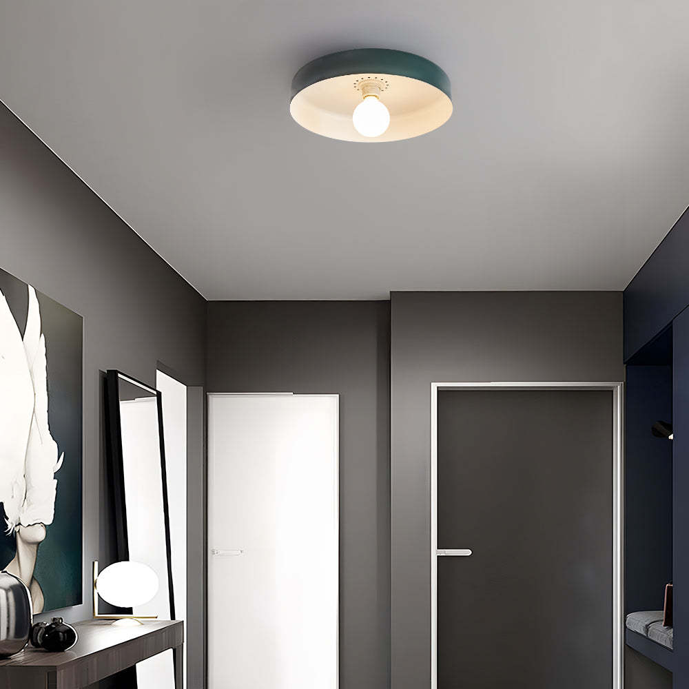 Modern Art Decor Iron Round LED Flush Mount Ceiling Lights