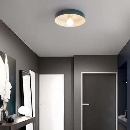 Modern Art Decor Iron Round LED Flush Mount Ceiling Lights