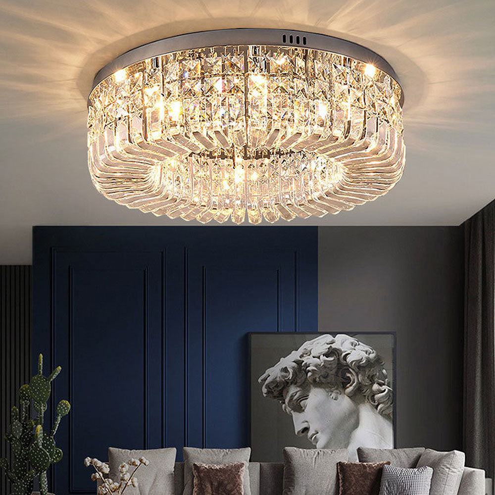 Lampsmodern Ceiling Lights Modern Crystal Flush Ceiling Lights For Bedroom