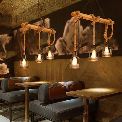 Contemporary Multi-Bulbs Black Ceiling Lights For Living Room