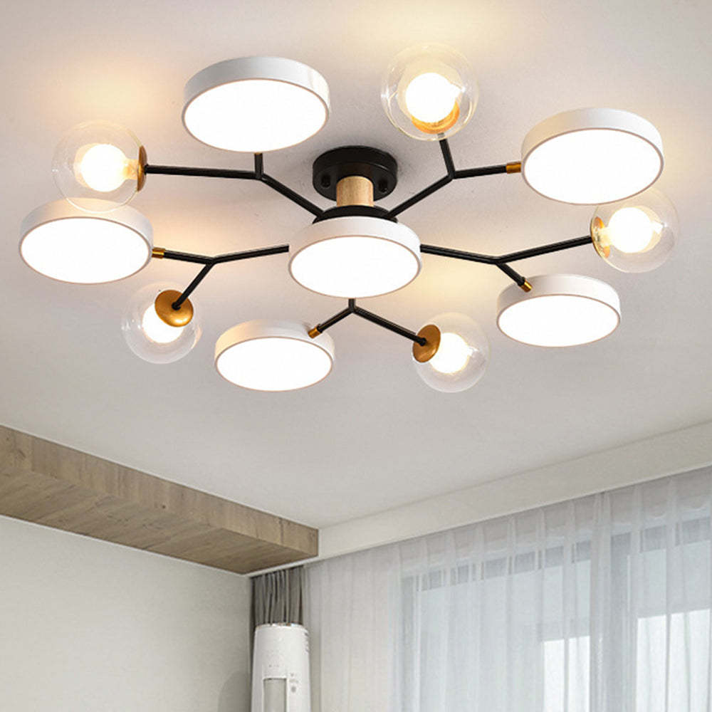 Multi Bulbs LED Colorful Living Room Ceiling Light
