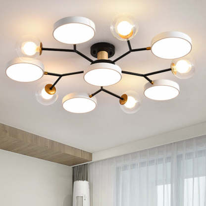 Multi Bulbs LED Colorful Living Room Ceiling Light