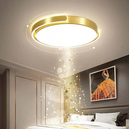 Minimalist Round Acrylic Colorful Bedroom LED Ceiling Light