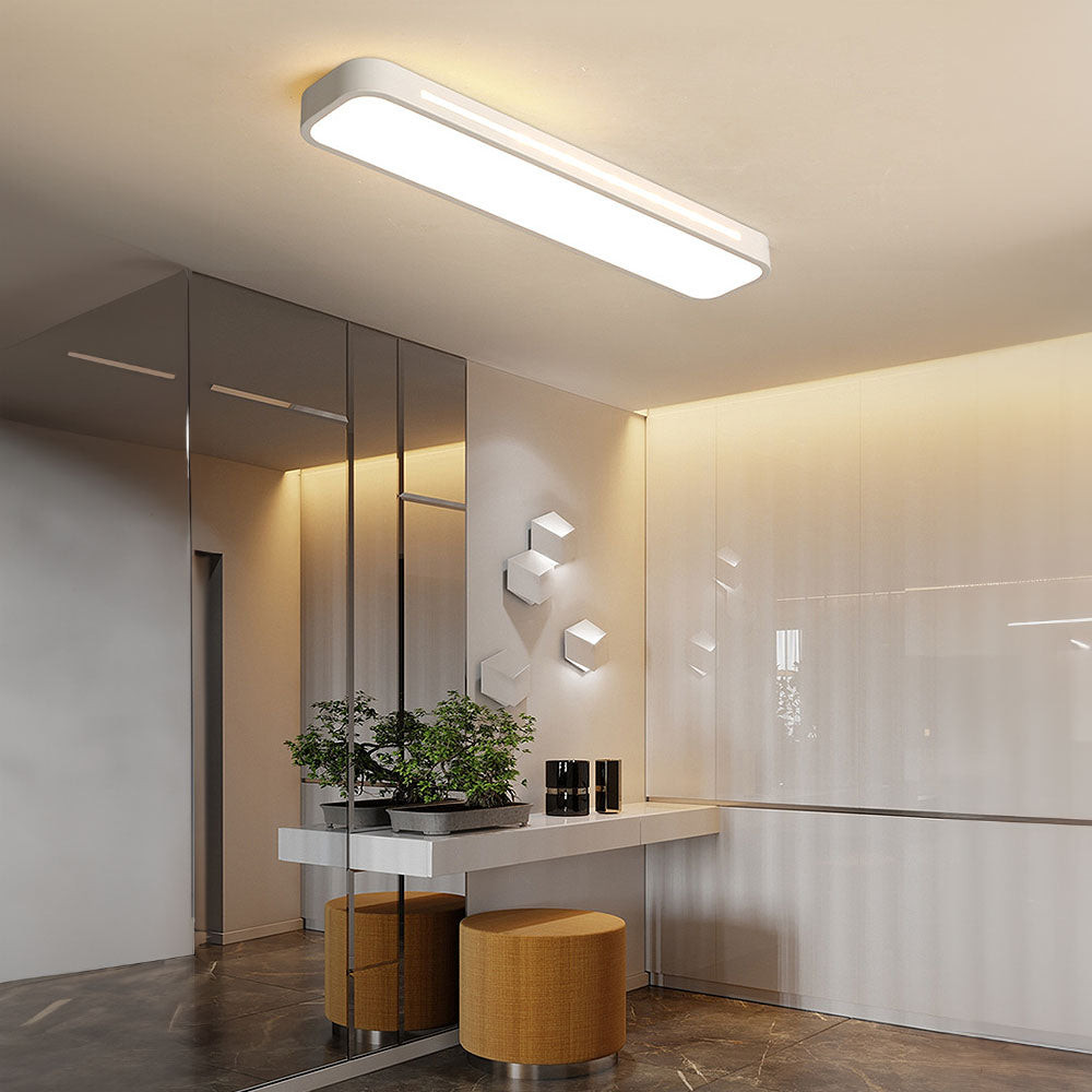 Nordic Minimalist Long LED Ceiling Light