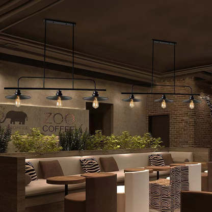 Industrial Black Ceiling Light For Kitchen Island