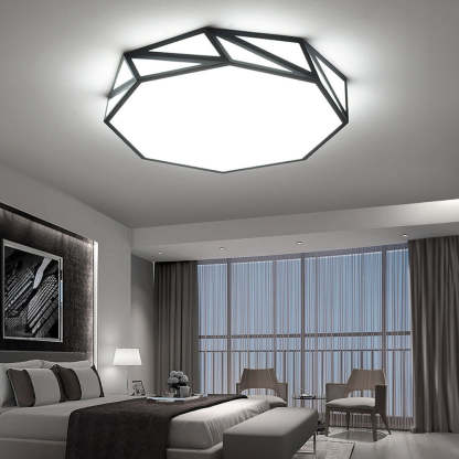 Industrial Acrylic LED Ceiling Light For Bedroom
