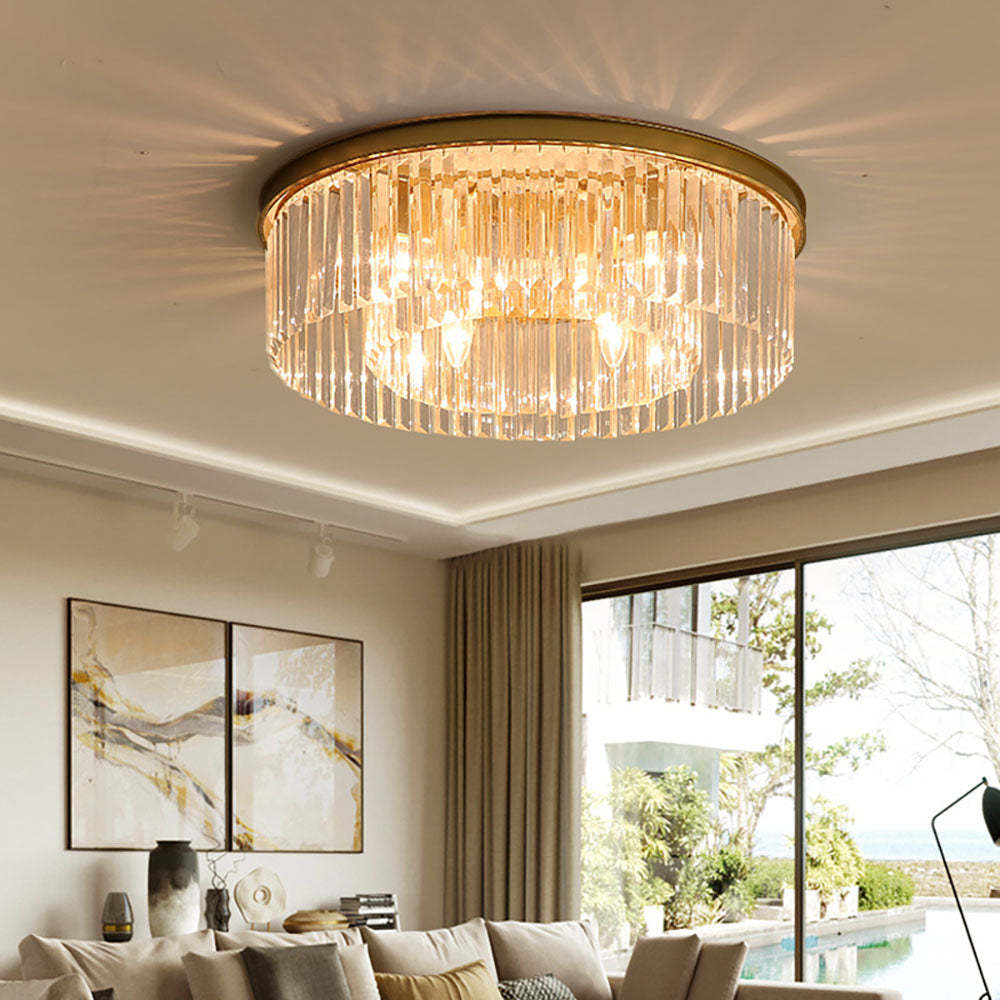 Clear Crystal Luxurious Bedroom Ceiling Lights